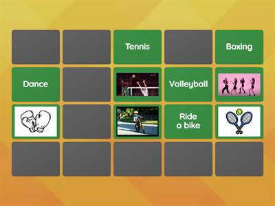 Sports- Memory game