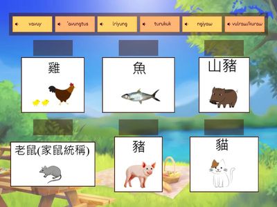 西群卑南語- 動物 幼稚園