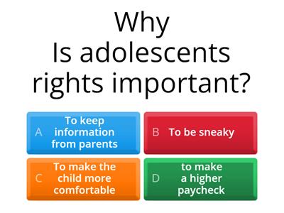 Adolescents Rights