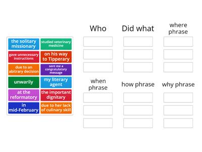 Barton 7.10 sort phrases ary, ory