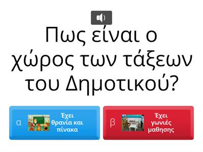 Τι γνωρίζω για το Δημοτικό σχολείο?