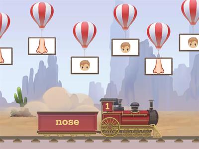 1 клас, частини тіла