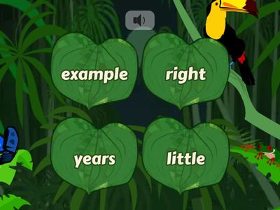 Fry Words Set 16 (ight, -le, ea) Quiz