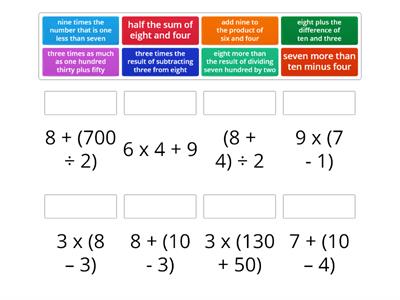 Matching Numerical Expressions