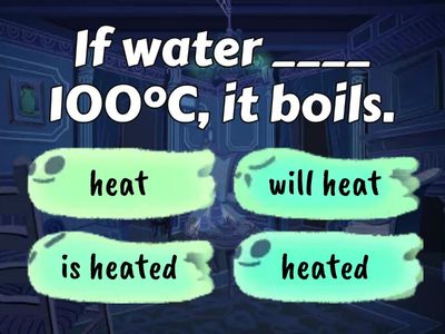 zero, first and second conditional