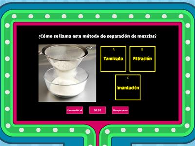 Métodos de separación y Mezclas homogéneas/heterogéneas