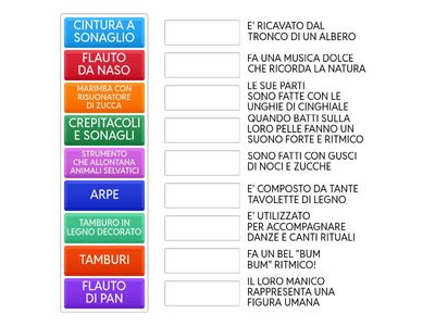 QUANTE COSE INTERESSANTI HO IMPARATO SUGLI  "STRUMENTI MUSICALI DEL MONDO"!