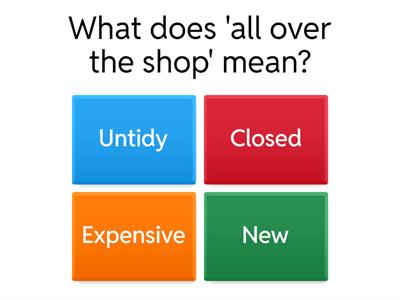 Understanding Informal Shop Phrases