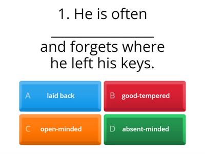 level 7 - compound adjectives