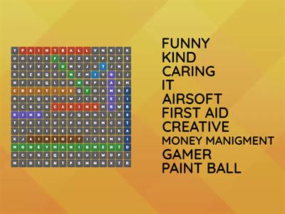 Skills and Qualities