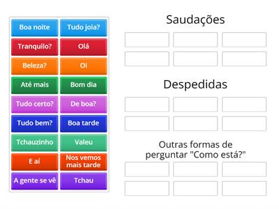 A1.1 Saudações e Despedidas em Português