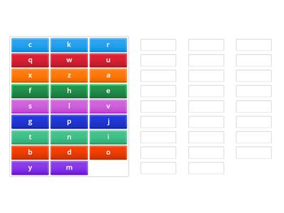 Put the letters in order!