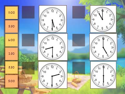 HOURS - HALF HOURS - A