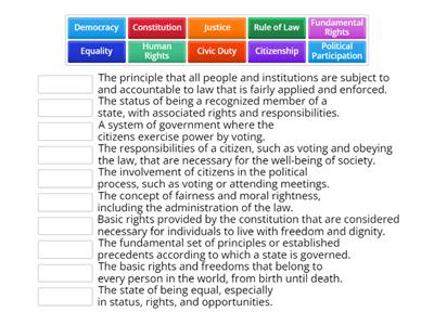 civil education - grade 8