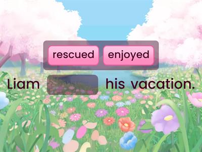 past simple sentences practice