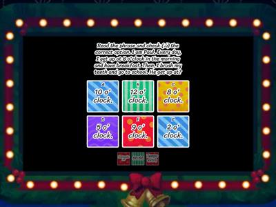 Exercícios de inglês