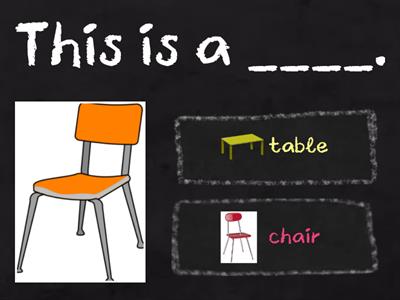 School vocabulary - Preschool 2