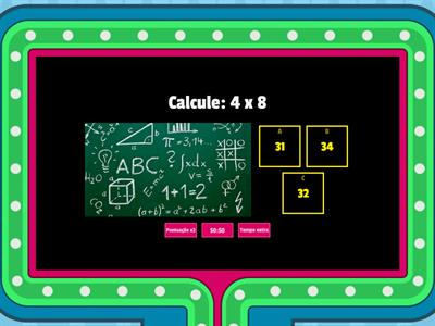 Atividade de Matemática 4º Ano - Ensino Fundamental