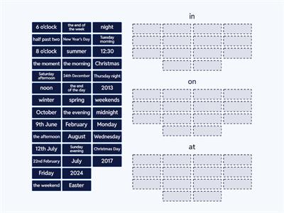 Prepositions in/on/at