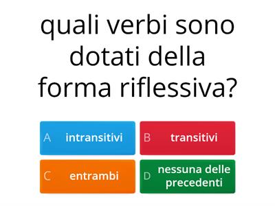 forma riflessiva del verbo