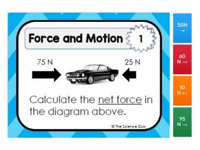 Balanced and Unbalanced Forces -