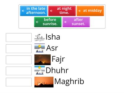 Islam prayer times