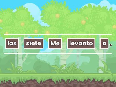 Mi rutina diaria sentences