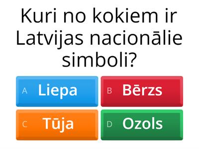 Latvijas nacionālie simboli!