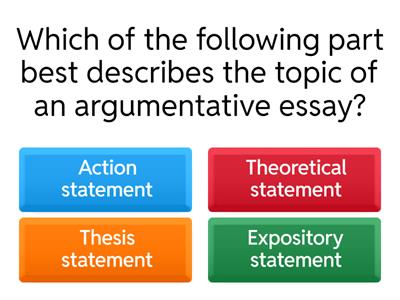 Argumentative Essay