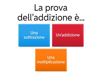 Matematica classe quarta