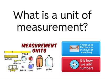 Units of Measurement and Measurement tools