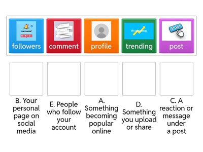Match the words with their meanings
