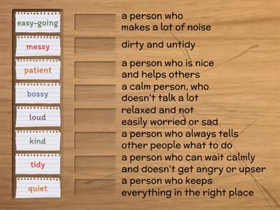 Personality Traits definition