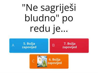 6. Božja zapovijed