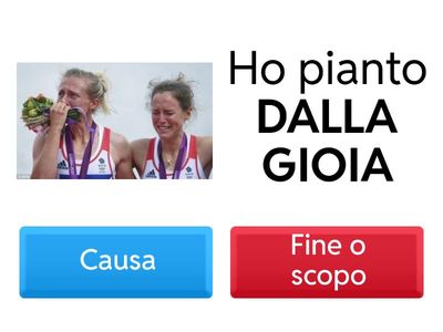 COMPLEMENTO DI CAUSA O DI FINE/SCOPO?