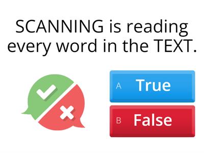 SCANNING test