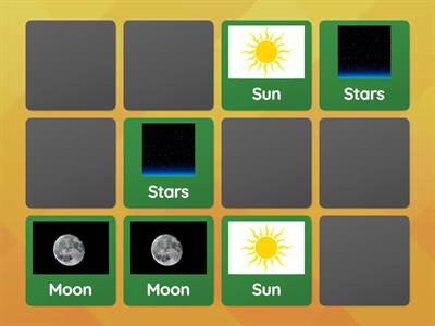 5-year-olds Space Memory Game