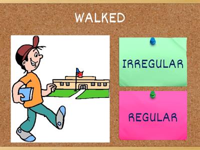 B04 - REGULAR AND IRREGULAR VERBS (SIMPLE PAST)