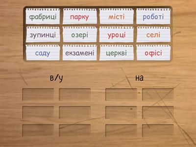 Ukrainian: locative case, prepositions 