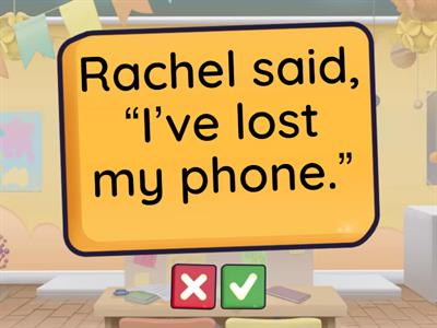 Reported Speech B1, B2