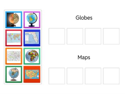 globes and map sort
