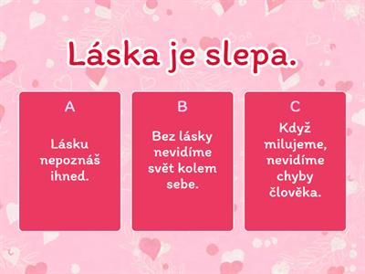 Idiomy o lásce_kvíz