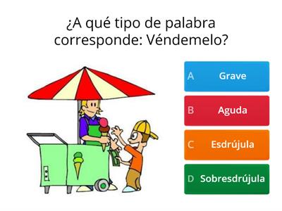 ¡¡Descubre  la palabra!!: aguda, grave, esdrújula, sobresdrújula 