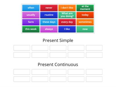 Present Simple vs Present Continuous