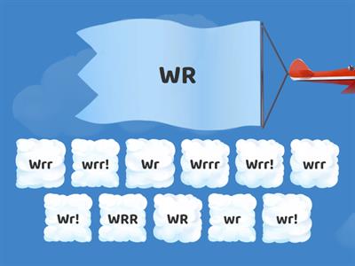 Głoska [r] - grupa [wr]. Znajdź pary - za każdym razem powtórz [wr].