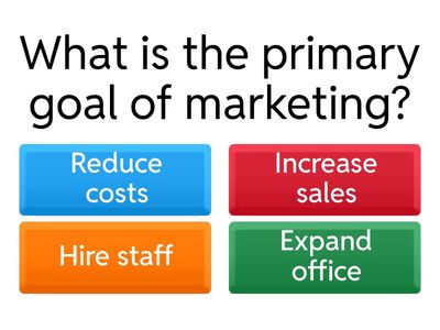 Principles of Marketing Quiz