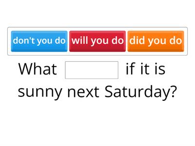 OD4 First conditional