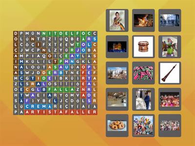 Sopa de Letras Falles 3r cicle