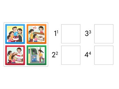 金錢概念─請順序排列