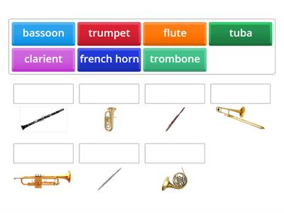 Match the Brass/Woodwind Instruments! 